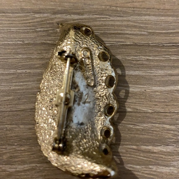 Vintage Gerry Silver Leaf Brooch - Picture 2 of 4